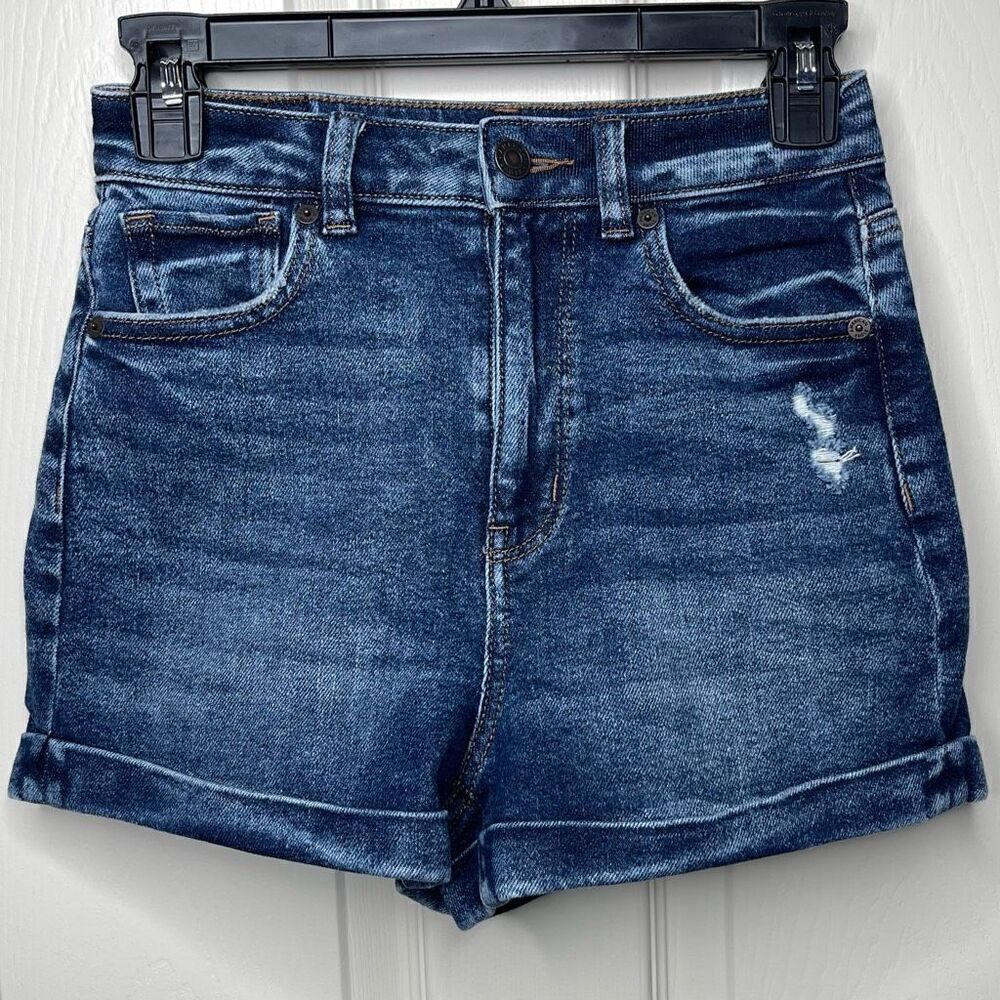American Eagle Cuffed Highest Rise Mom Shorts - 00